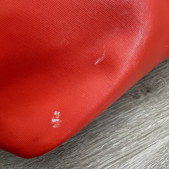 COACH Metro Vermillion Cross Grain Leather Large Tote Bag f31326 - Picture 4 of 7